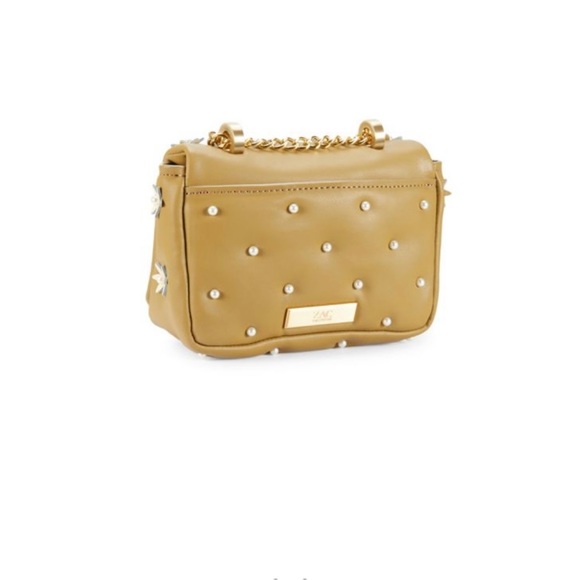 Zac Zac Posen Mini Arthette Beaded Leather Shoulder Bag with Dust Bag - Picture 2 of 8